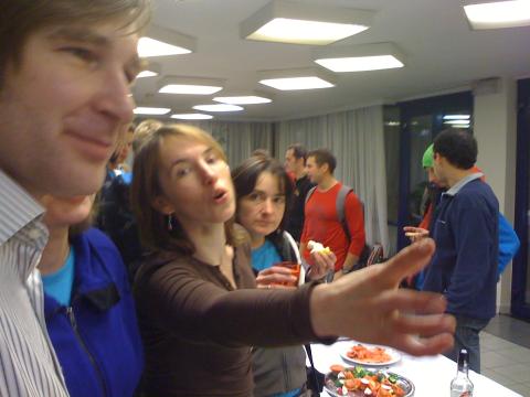 Фуршет на конференции 2009